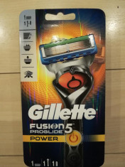 Aparat ras Gillette Fusion Proglide Power Flex Ball cu 1 rezerva foto