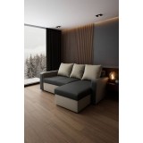 Colțar extensibil Tokyo Gri + Bej