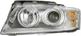 Far Audi A8 (D3) 06.2005-01.2010 Hella fata stanga D2S+H8, cu lumini curbe, cu daytime, exceptie W12