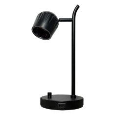 Veioza de birou Led Aivond, 36 x 17.3 cm, 7W, 400 k, alumniu, negru foto