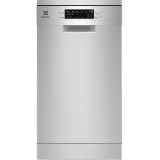 Masina de spalat vase Electrolux ESS43210SX Seria 700, Maxi Flex, AirDry, 45 cm, SatelliteClean, 10 seturi, Inverter, Clasa E, Inox