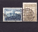 Cumpara ieftin ✅ (S41) Germania Reich 1923 &quot;Wartburg si Koln&quot; &quot; serie completa Michel 261/262, stampilata, Stampilat
