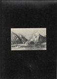 Vedere de pe front, feldpost karte 1918 Trecatoare din Carpati, Circulata, Fotografie