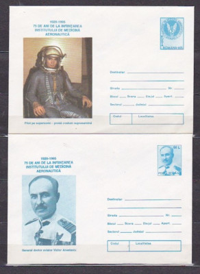 Romania 1995 - INSTITUTUL DE MEDICINA AERONAUTICA, 2 PLICURI MNH. FDCRO5 foto