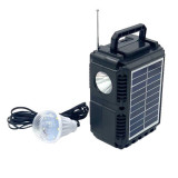 Sistem iluminare, panou solar, 1 bec, GD8079