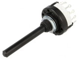 Comutator Rotativ 4 Pozitii 3 Sectiuni 30&deg; 0,15A 250VDC