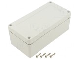 Carcasă Universală 80x160x60mm cu Bucșă din Alamă ABS, KRADEX