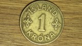 Cumpara ieftin Islanda - moneda de colectie rara - 1 krona / coroana 1925 HCN; GJ - tiraj 250k