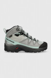 Salomon pantofi Quest Rove GTX femei, culoarea gri, izolare usoara