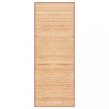 Cumpara ieftin Covor din bambus, maro, 80 x 200 cm