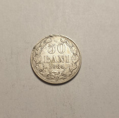 50 bani 1884 foto