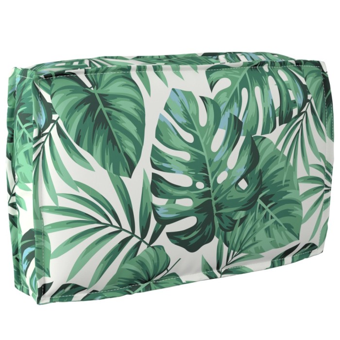 vidaXL Pernă pentru spătar din paleți model frunze 60 x 40 x 12 cm 42001486
