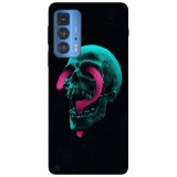Husa compatibila cu Motorola Moto G22 model Truth or Dare, Silicon, TPU, Viceversa, Transparent, Carcasa