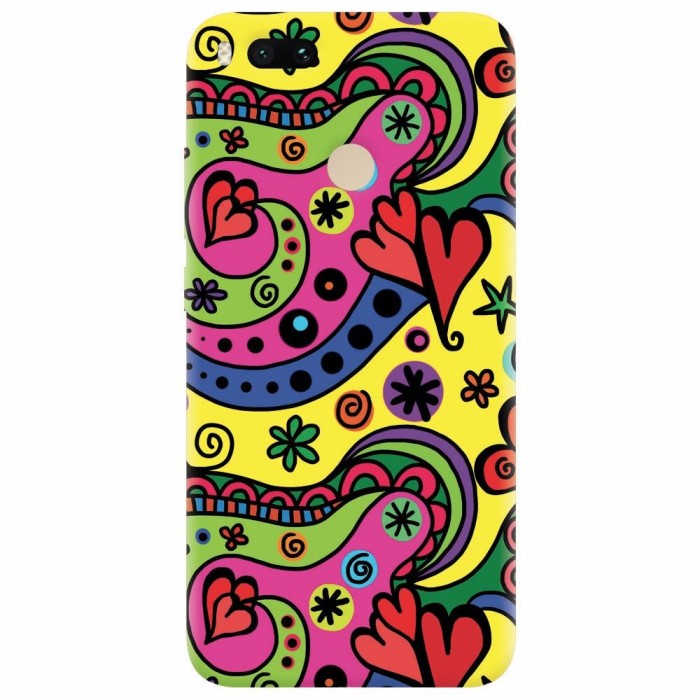 Husa silicon pentru Xiaomi Mi A1, Heart Color