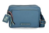 Cumpara ieftin Geanta de umar Pepe Jeans Tessa, 4 buzunare, unisex, albastru - RESIGILAT