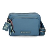Geanta de umar Pepe Jeans Tessa, 4 buzunare, unisex, albastru - RESIGILAT