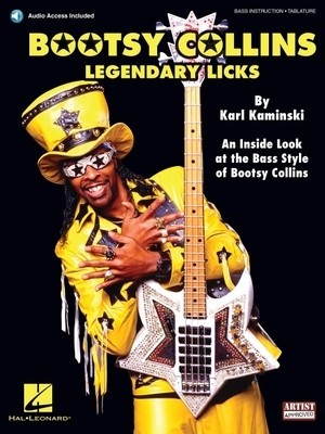 Bootsy Collins Legendary Licks: An Inside Look at the Bass Style of Bootsy Collins [With CD (Audio)] foto