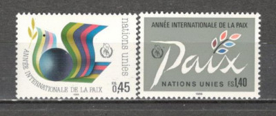 O.N.U.Geneva.1986 Anul international al pacii SN.563 foto