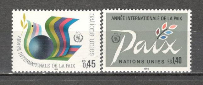 O.N.U.Geneva.1986 Anul international al pacii SN.563