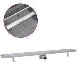 Cumpara ieftin Rigola dus liniara, model bule, otel inoxidabil, 1030 x 140 mm