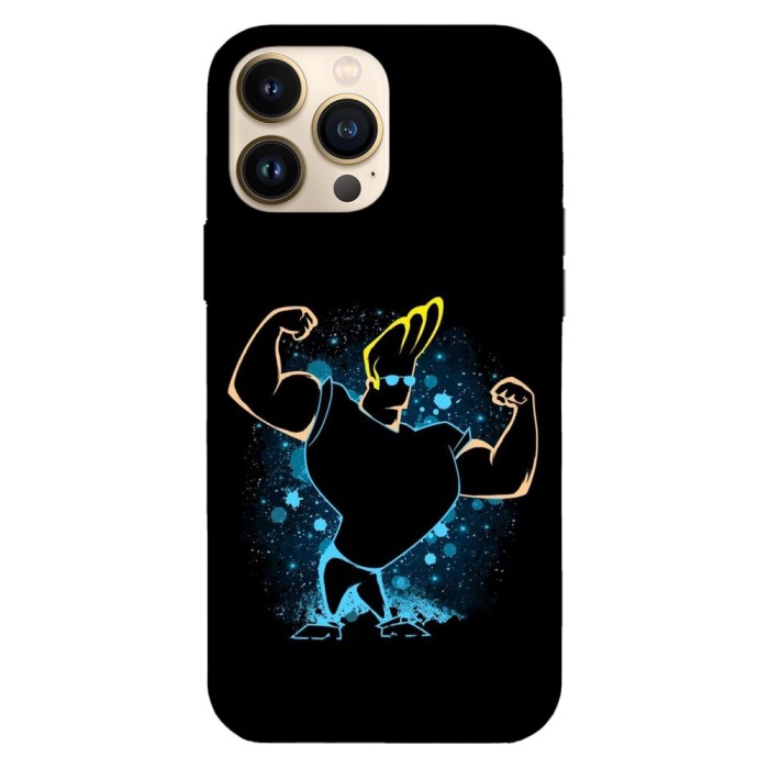 Husa compatibila cu Apple iPhone 11 Pro Max, Viceversa, model Johnny Bravo Muscle Flex , Silicon, TPU