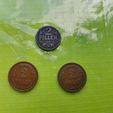 F534-Monede Ungaria veche 3 bucati, pret pe bucata.
