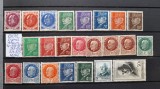 1941-1942-Franta-YT505-525-23 val -MNH, Nestampilat