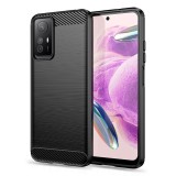 Cumpara ieftin Husa pentru Xiaomi Redmi Note 12S, Techsuit Carbon Silicone, Black