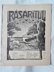 Revista Rasaritul, anul XIV, nr.6/1932 (din cuprins, versuri de V.Militaru foto