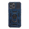 Husa de protectie flippy compatibila cu apple iphone 13 pro max defender model 4 cu suport,albastru