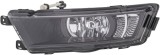 Proiectoare de ceata cu DRL, lumini de zi Skoda Rapid (Nh), 10.2012-, montare fata, stanga, H8+LED; negru; cu bec, ZKW, 5JA 941 699 C