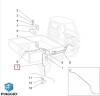 Conducta Frana Spate Dreapta Originala Piaggio Ape 50 Mix P50 2T AC 50cc (09-18, 98-08, 80-85) 530mm