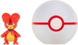 Set 2 figurine - Pokemon Clip &#039;n&#039; Go: Magby &amp; Premier Ball | Jazwares
