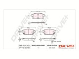 Dr!ve+ DP1010.10.0191 set placute frana,frana disc
