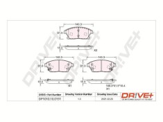 Dr!ve+ DP1010.10.0191 set placute frana,frana disc