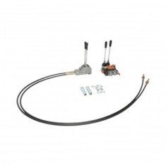 Distribuitor hidraulic cu 2 manete, lungime cablu 2m presiune 250 bar debit 40L/min Breckner Germany