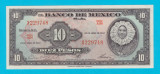 Mexic 10 Pesos 1963-1965 &#039;La Tehuana&#039; aUNC serie: X229748
