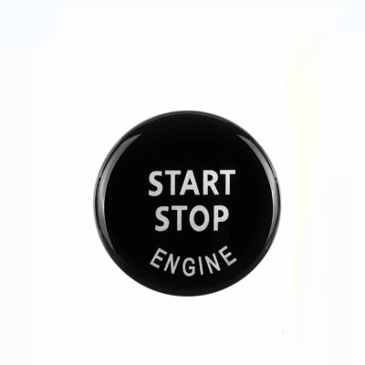 Buton Capac Start Stop Compatibil cu BMW E60 E63 E70 E71 E82 E84 E90 E91 E92 E93, Negru foto