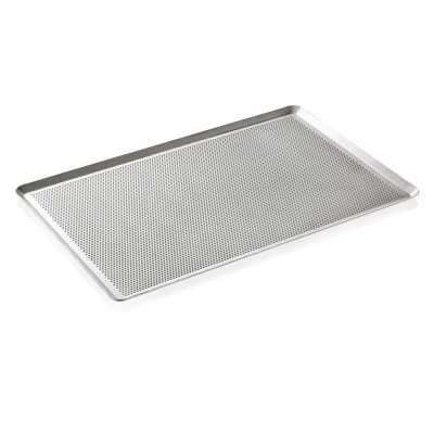 Tava patiserie aluminiu perforat, 60x40x1.5 cm foto