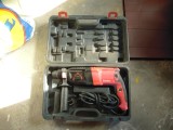 Ciocan rotopercutor Panzer PT82507, 800 W, alimentare cu cablu la priza, 900 rpm, SDS-plus, cutie de transport, folosit de 2, 3 ori cateva minute