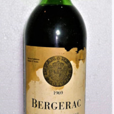 39 VIN ROSU BERGERAC, ABC, fRANCE, Recoltare 1969 CL 75 GR 11