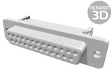 Conector D-Sub 25 PIN Mufă Mamă IDC 1,27mm pentru Cablu-Bandă