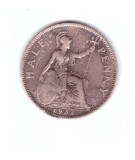 Moneda Marea Britanie 1/2 penny 1933, stare relativ buna, curata
