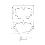 Brembo set placute frana, frana disc Prime Line