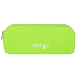 Penar neechipat, silicon, 1 fermoar, etui tubular, verde,20x8x7 cm