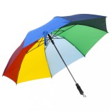 vidaXL Umbrelă pliabilă automată, multicolor, 124 cm 149143