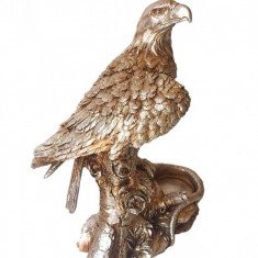 Statueta decorativa, Vultur, Argintiu, 22 cm, DVR0997