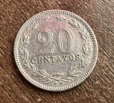 C50 - Moneda foarte veche - Argentina - 20 centavos - 1906