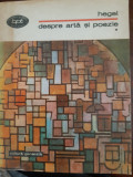 Despre arta si poezie vol. 1-2 Hegel 1979
