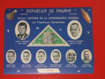PANAMA, SPACE KENNEDY - COLIȚĂ MNH foto